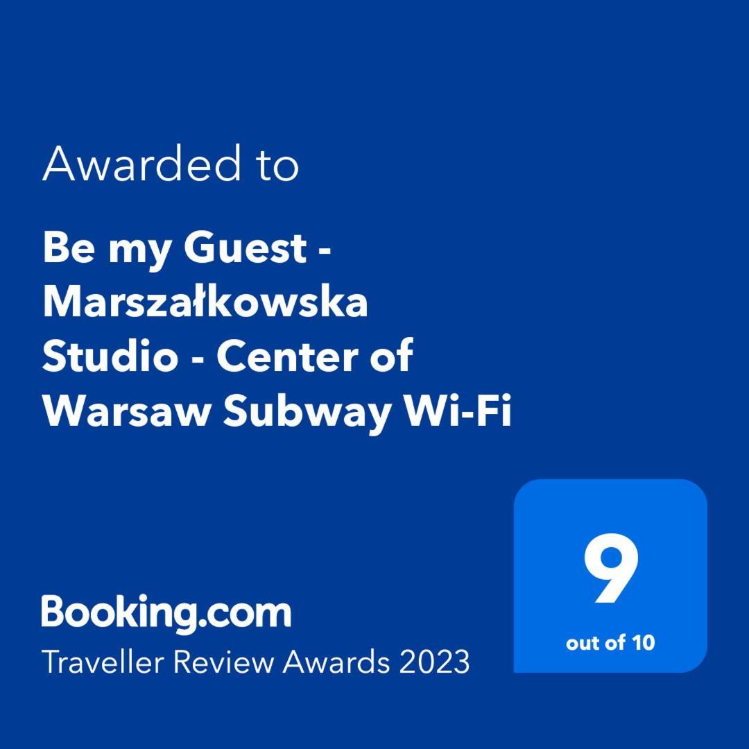 Be My Guest - Marszalkowska Studio - Center Of Warsaw Subway Wi-Fi Breakfast Buitenkant foto